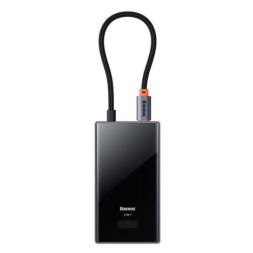 Хаб Baseus PioneerJoy 6-Port Type-C HUB Adapter Type-C - HDMI4K60Hz1USB303PD1RJ451 Серый WKYY030213 535500₽
