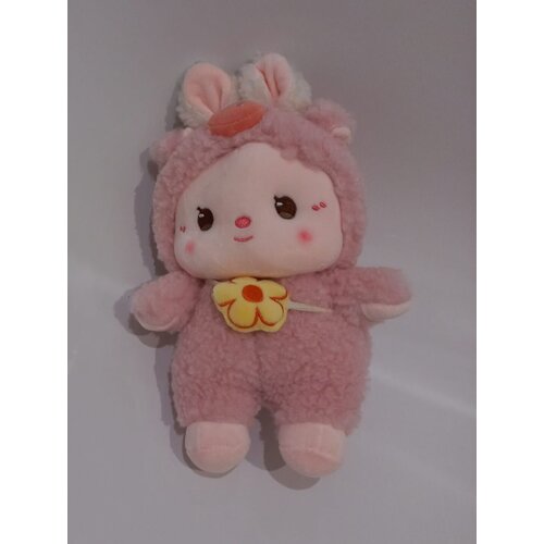 Плюшевый заяц, 28 см, свинка