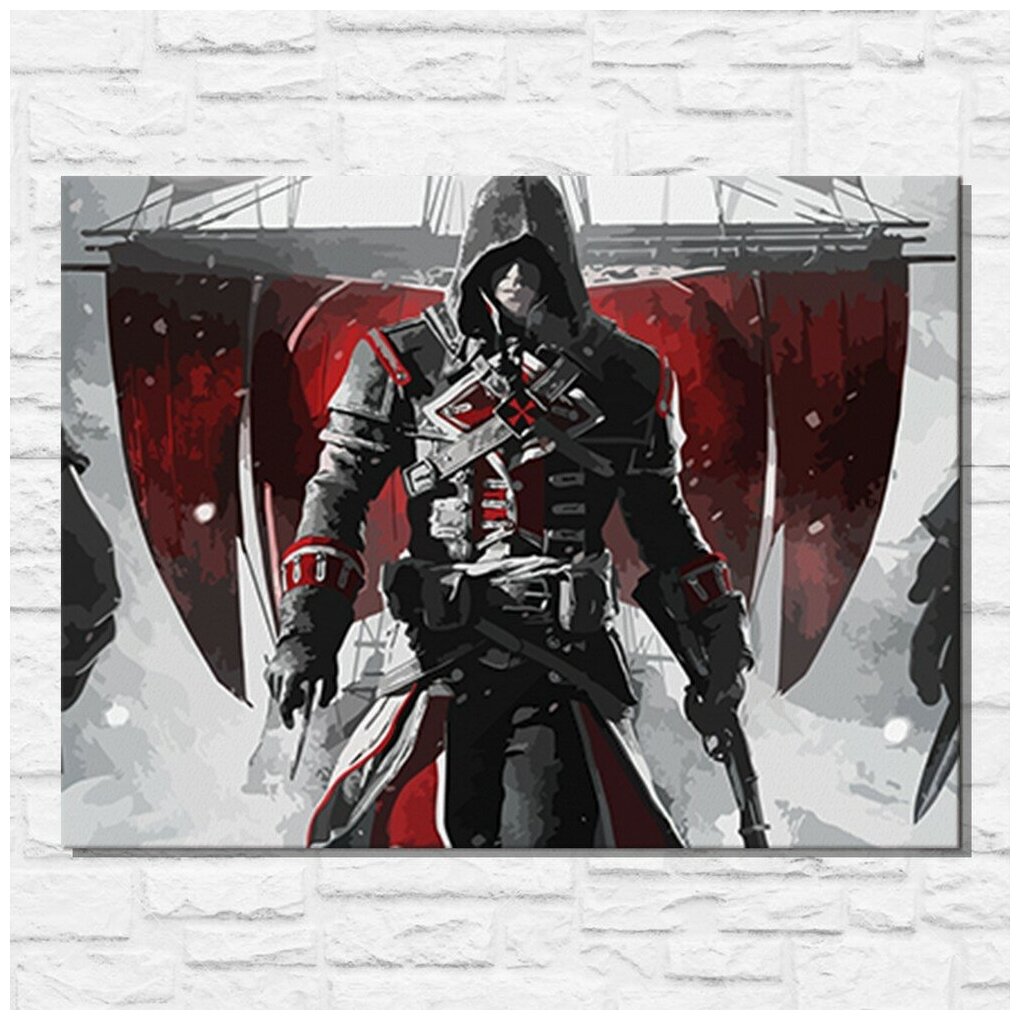 Картина по номерам на холсте игра Assassins Creed Изгой - 11563 Г 30x40