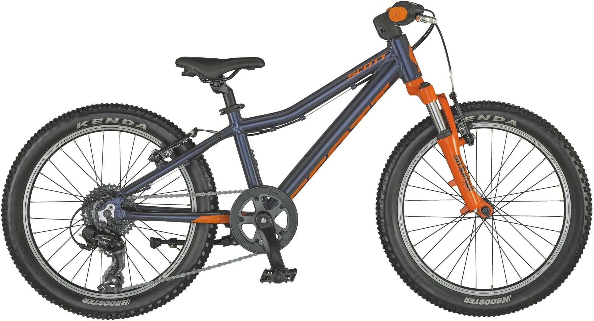 Детский велосипед SCOTT Scale 20 2022 Синий/Оранжевый One Size