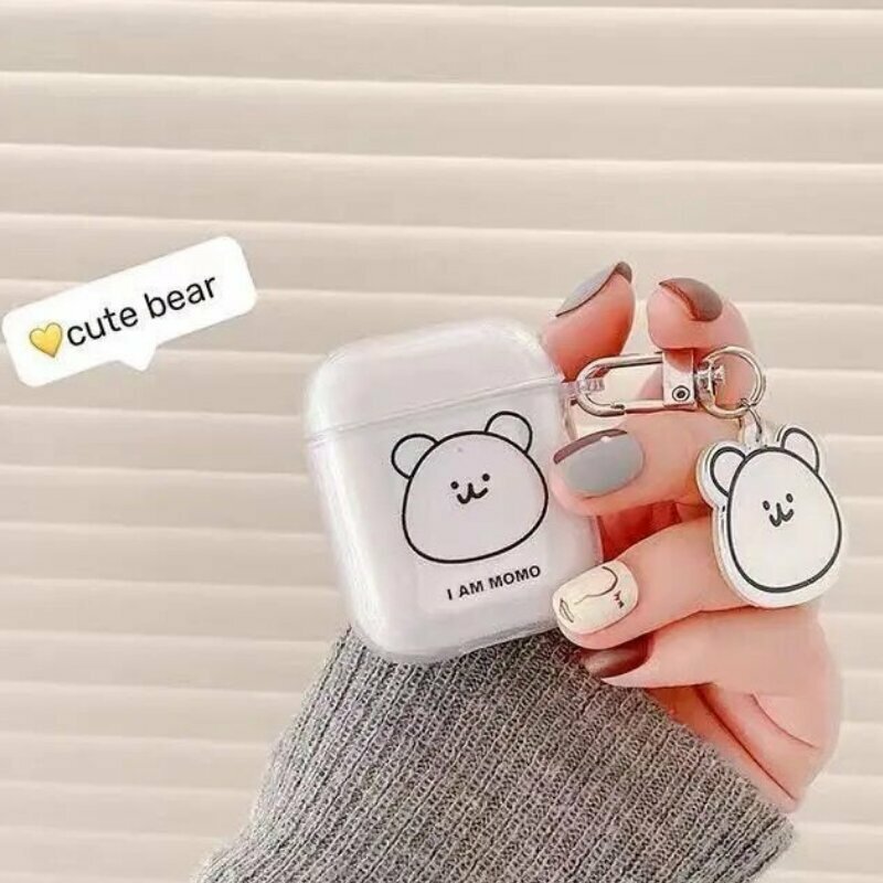 Прозрачный мягкий чехол для наушников Airpods 1/2 поколения, защитный чехол для Pro 3, для наушников Apple 3-го поколения, китайский аналог i12.