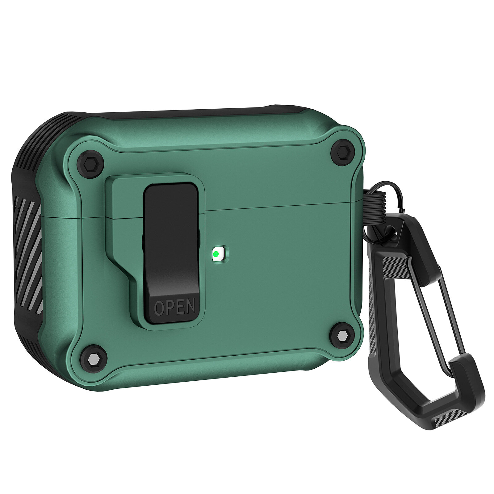 Защитный чехол с выдвижной крышкой для AirpodsPro2, креативный защитный чехол с переключателем, чехол для наушников Apple 3-го поколения, чехол для наушников в стиле меха.