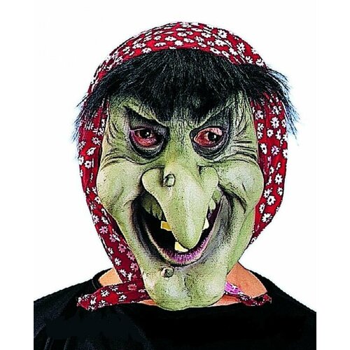 Маска Баба Яга смеющаяся