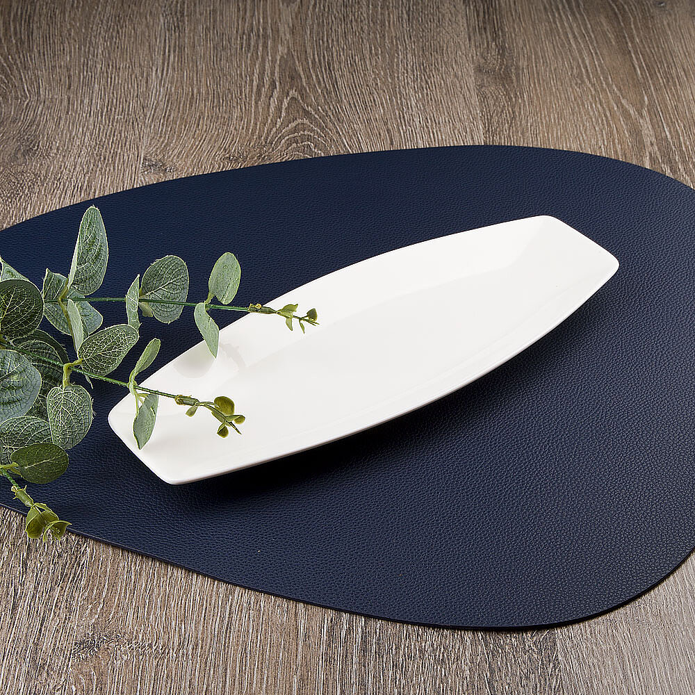 фото Блюдо сервировочное Маршмеллоу, Nouvelle фарфор, 26х11х2 см