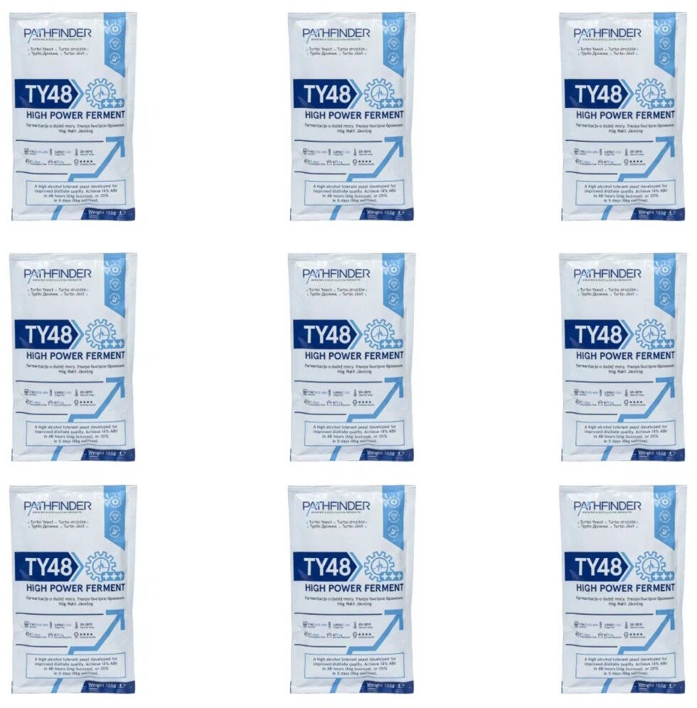 Спиртовые дрожжи Pathfinder 48 Turbo High Power Ferment, 135 г, 9шт