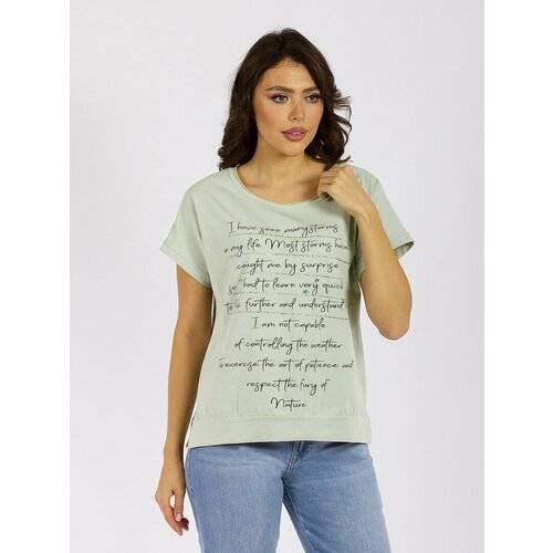 фото Футболка dairos, хлопок, капюшон, размер s, зеленый