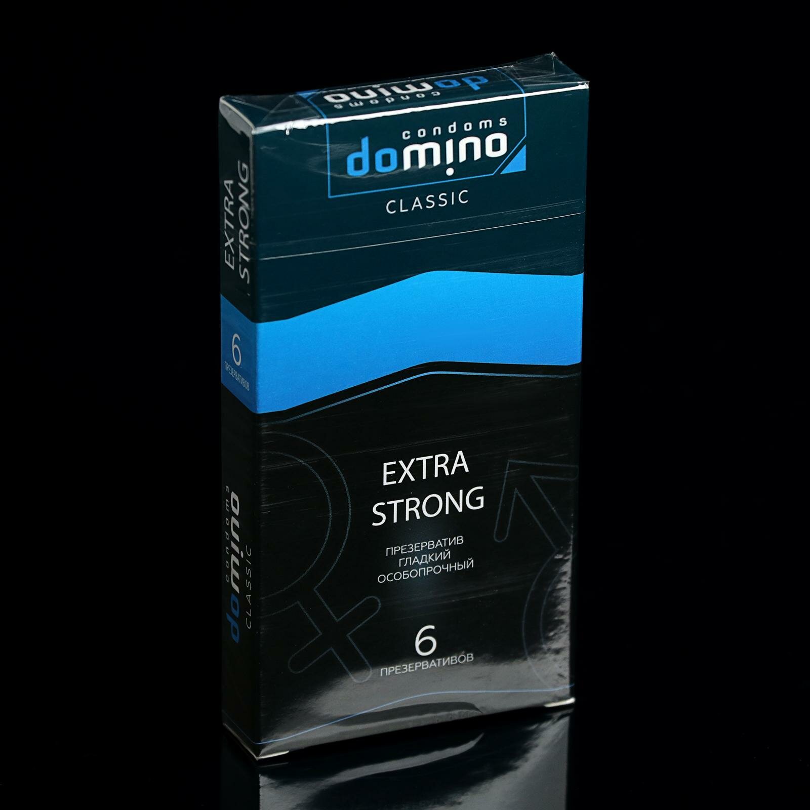 Презервативы DOMINO Classic Extra Strong, гладкий, особопрочный, 6 штук