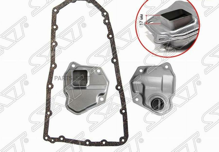 Фильтр CVT с прокладкой MITSUBISHI ASX 10-14/OUTLANDER 06-/MITSUBISHI LANCER X 07- SAT ST-2824A007 | цена за 1 шт