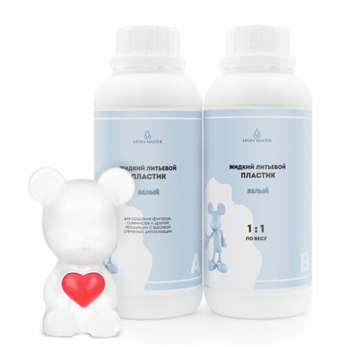 Жидкий пластик EpохyMaster ProPlast белый быстрый 950г 1920₽