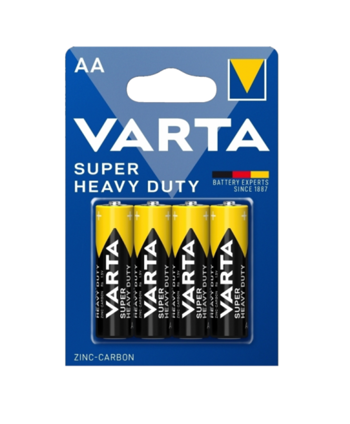 Варта / Varta - Батарейки Super Heavy Duty Zinc-carbon AA R6 15V 4 шт