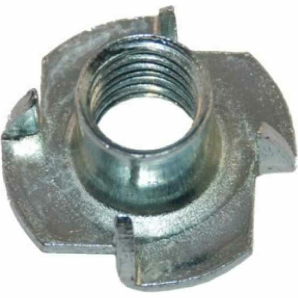 Гайки Гайка мебельная врезная M6x9 DIN 1624 Уп (100 шт.)