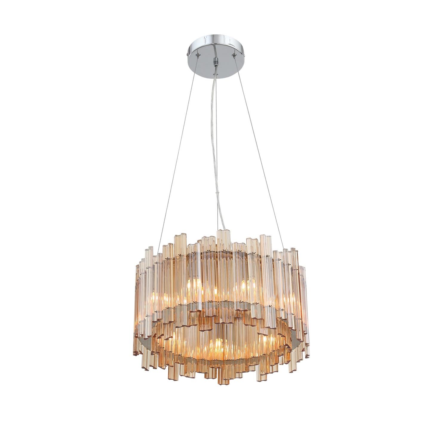 Подвесной светильник ST Luce VERSITA SL400.103.09, G9, 360 Вт, металл, стекло, хром