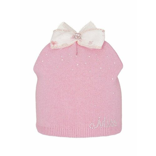 фото Шапка mialt, размер 50-52, розовый