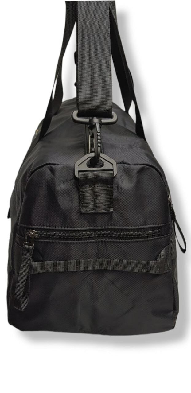 Спортивная сумка; дорожная сумка; ручная кладь; 3062 черная - фотография № 9
