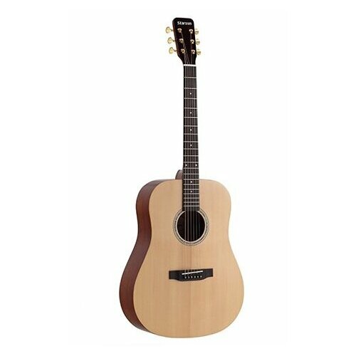 Starsun DF10 акустическая гитара, цвет натуральный starsun jf10 natural акустическая гитара цвет натуральный