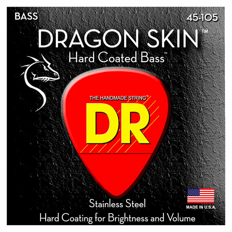 DR Strings 45-105 Dragon Skin Coated DSB-45