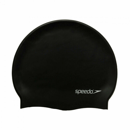 Шапочка для плавания Speedo Flat Silicone Cap, 8-709910001-0001, силикон (senior)