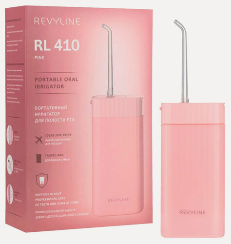 Изображение товара Портативный ирригатор Revyline RL 410, розовый