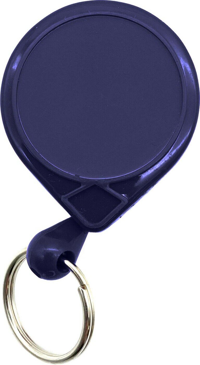 Ретрактор на клипсе с кольцом для ключей MINI-BAK, синий