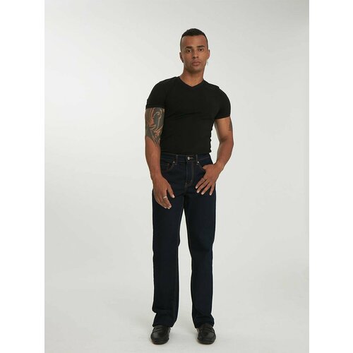 Джинсы широкие Velocity, размер 34/34, синий джинсы широкие balins размер 34 синий