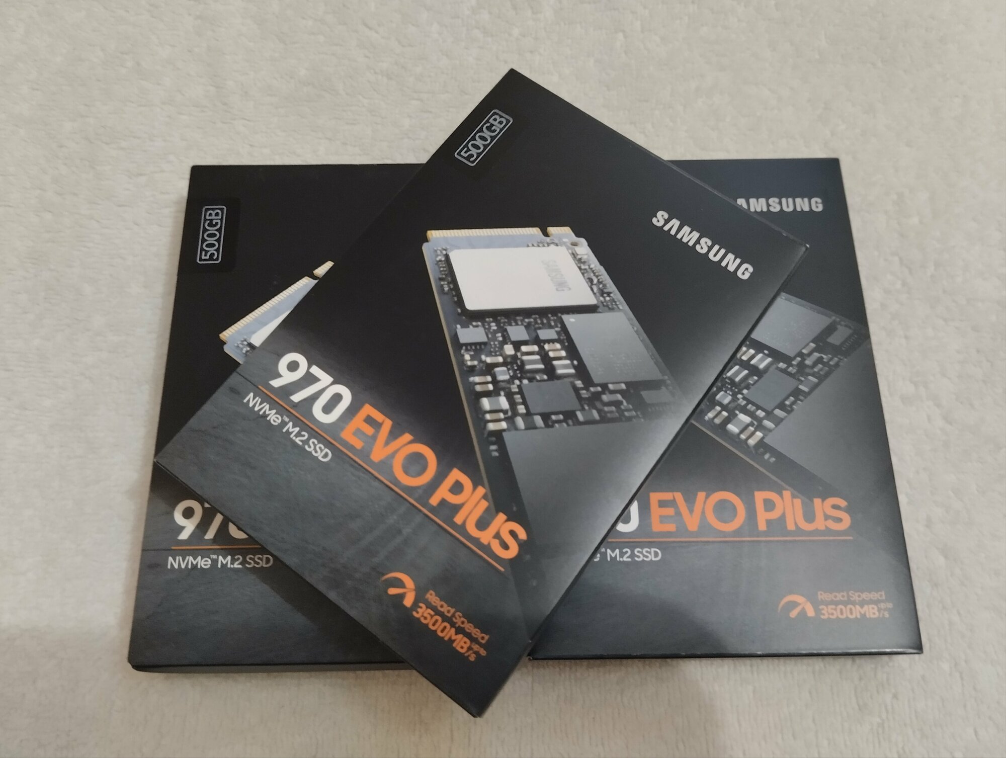 Твердотельный накопитель Samsung 970 EVO Plus 500 ГБ M.2 MZ-V7S500BW