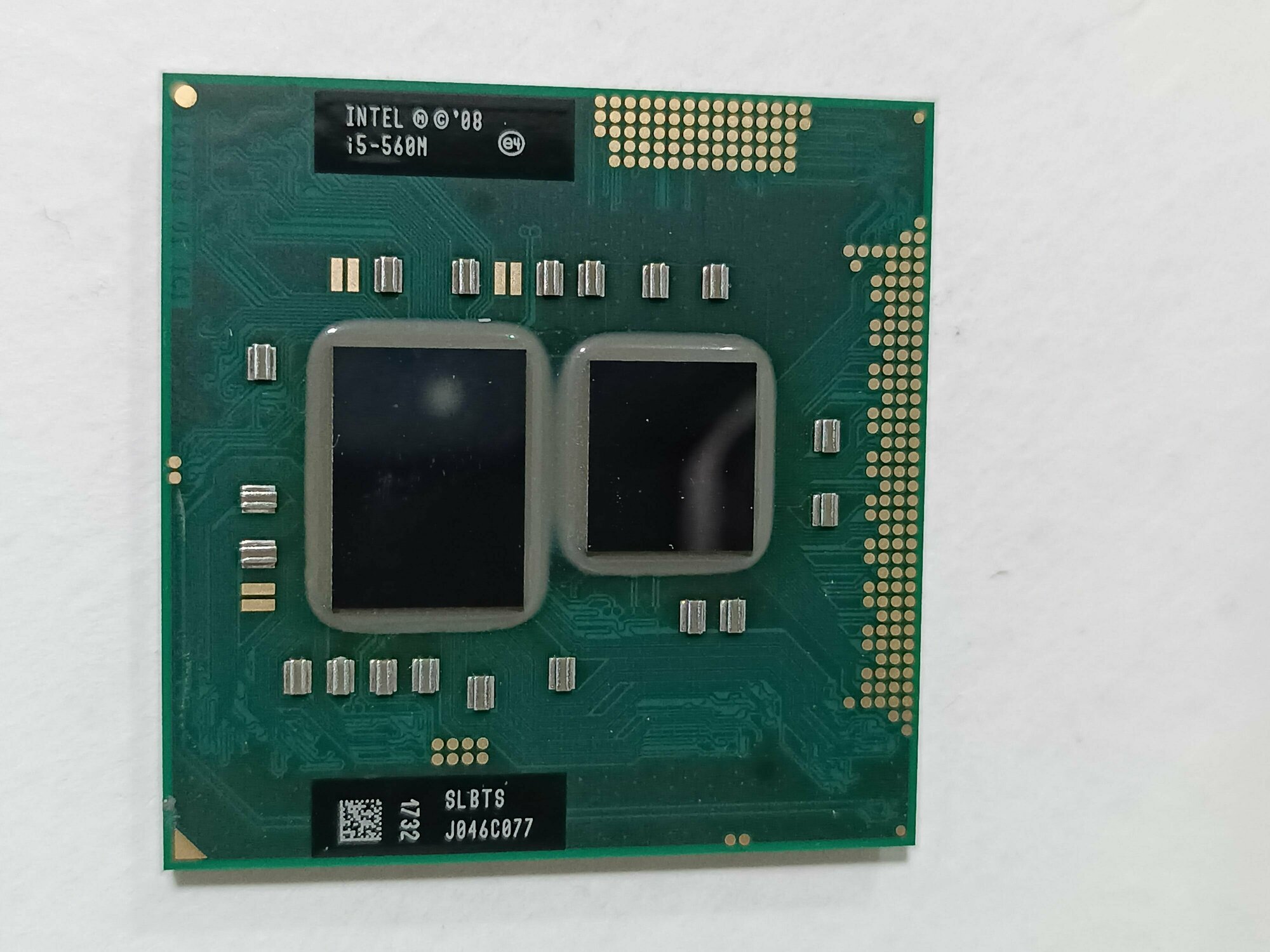 Intel Core i5 560M 267Mhz/3Mb Arrandale 2 ядра 4 потока PGA988 процессор для ноутбука