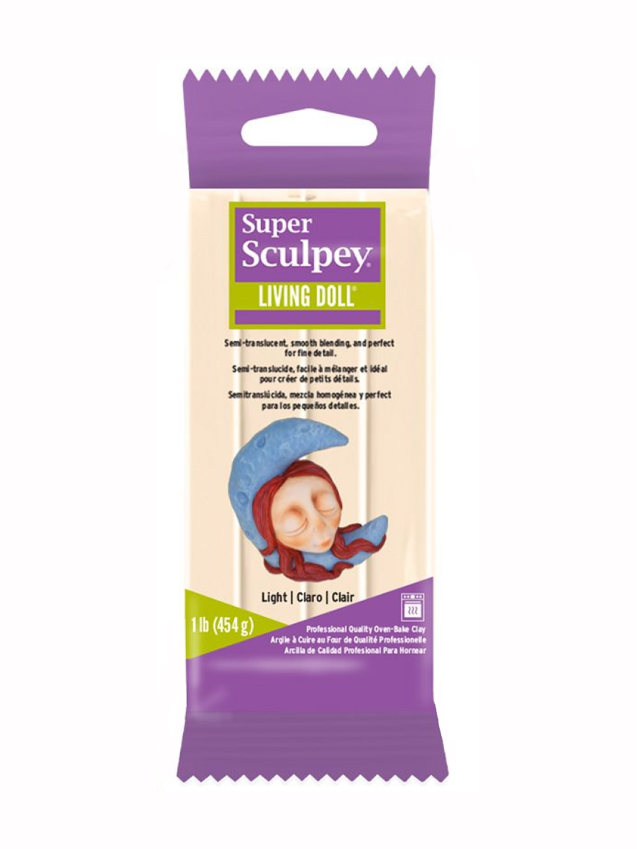 Полимерная глина Polyform Products Super Sculpey Living Doll Light ( Ливингдолл)