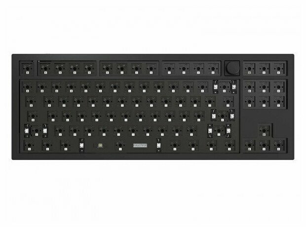 Клавиатура QMK Keychron Q3 TKL Knob, Barebone, black