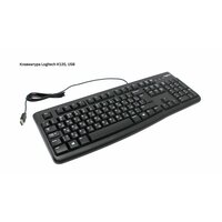 LOGITECH Keyboard K120, USB, black, 920-002522 оригинал