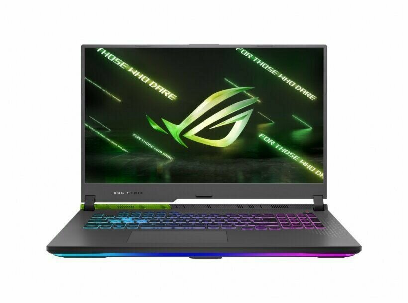 Ноутбук ASUS ROG Strix G17 G713RM-KH096, 17.3" (1920x1080) IPS 360Гц/AMD Ryzen 7 6800H/16ГБ DDR5/1ТБ SSD/GeForce RTX 3060 6ГБ/Без ОС, серый (90NR08K4-M00740)