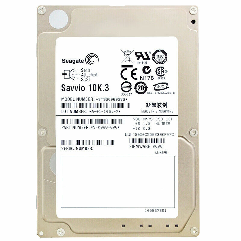 Жесткий диск Seagate 300GB 6G 10K DP SAS 16MB 2.5 [ST9300603SS]