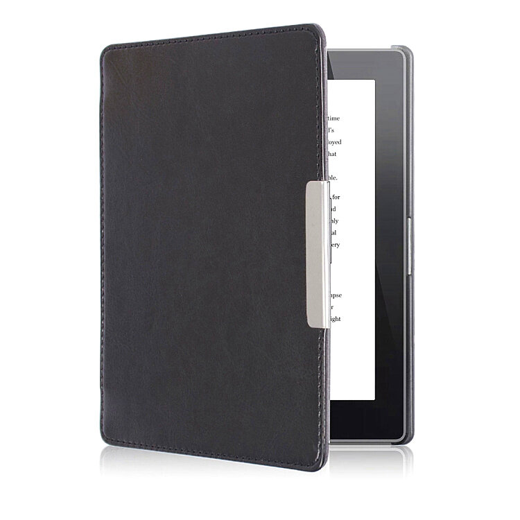 Чехол-обложка футляр MyPads для Kobo Aura 6.0 из качественной эко-кожи тонкий с магнитной застежкой черный — фото 3