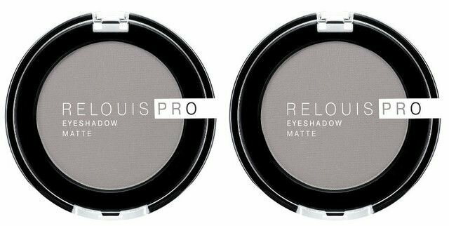 Relouis Тени для век тон 16 Sharkskin Pro Eyeshadow Matte,2 шт