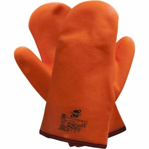 рукавицы safeprotect винтерле джерси пвх утепл х б ткань с начесом Трикотажные рукавицы ARCTICUS WM-111