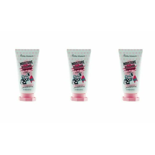 Petite Maison Крем для лица MOISTURE BOOOMM Увлажняющий, 60 мл, 3 штуки