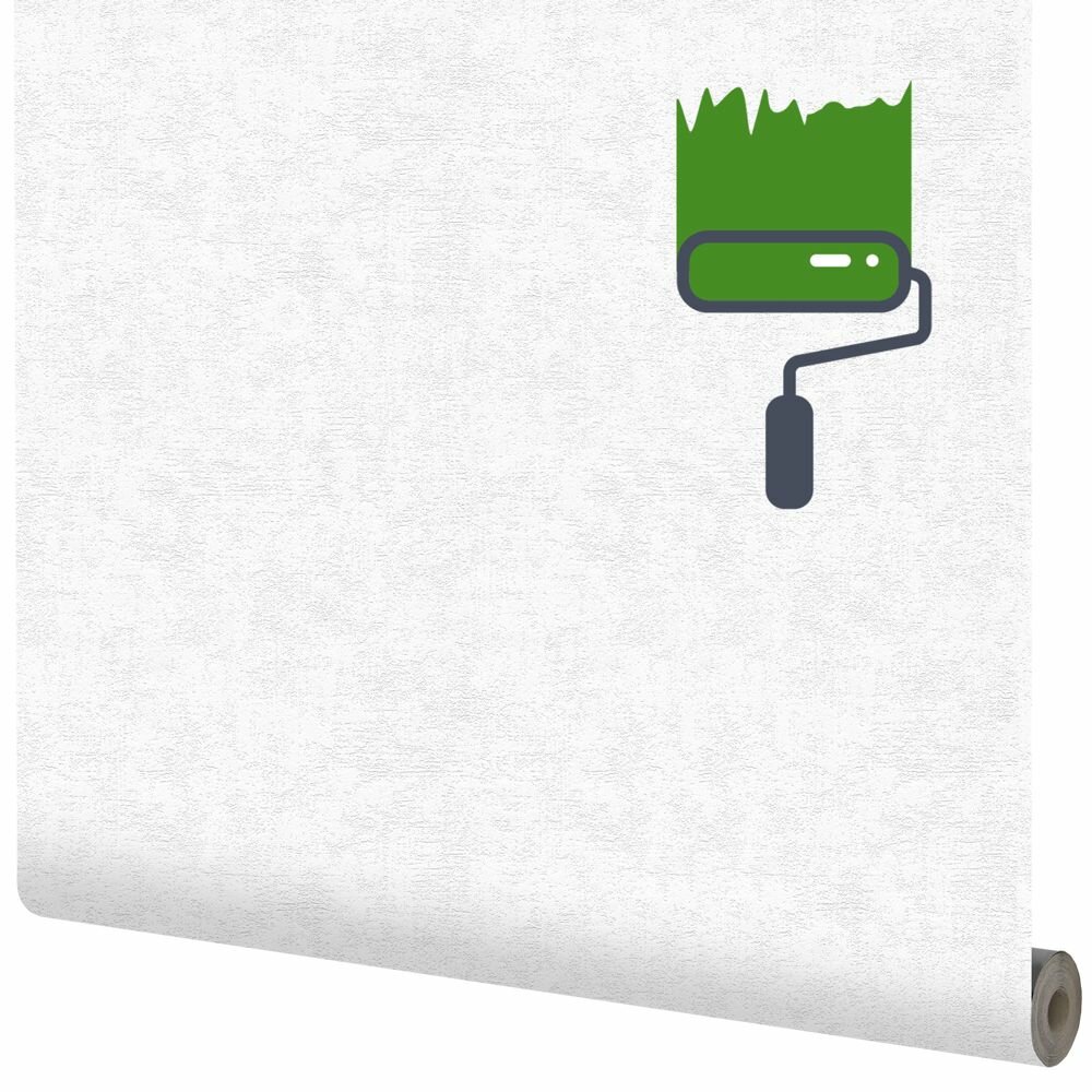 фото Обои под покраску флизелиновые Inspire белые 1.06 м