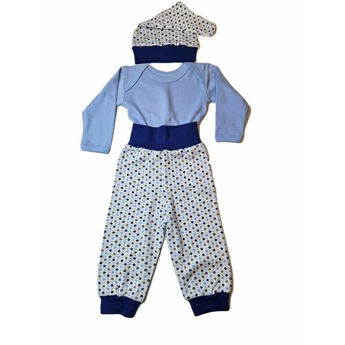 Комплект одежды Сказка, размер 74/48, голубой