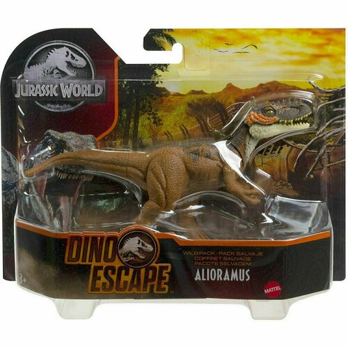 набор jurassic world фигурка jurassic world dominion – velociraptors кружка Фигурка динозавра Mattel Jurassic World Дикая стая Алиорам, базовая HBY73