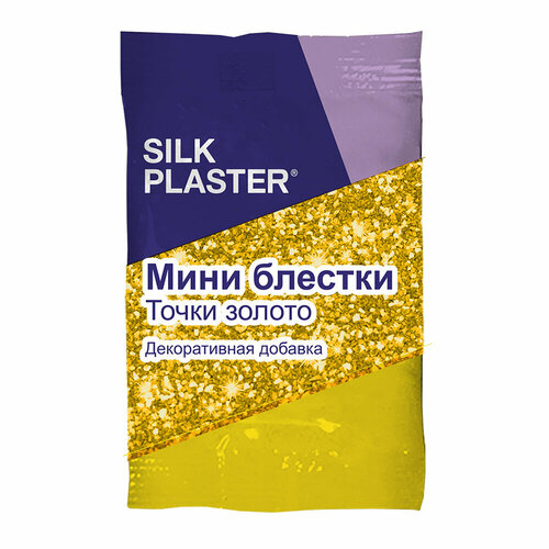 декоративная добавка блестки silk plaster золото 10 г Декоративная добавка блестки Silk Plaster золото 10 г