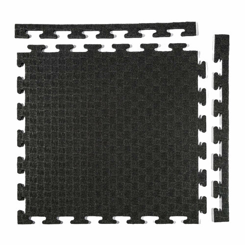 Маты-пазлы DFC повышенной плотности, 1 элемент 50x50 см черный 1904
