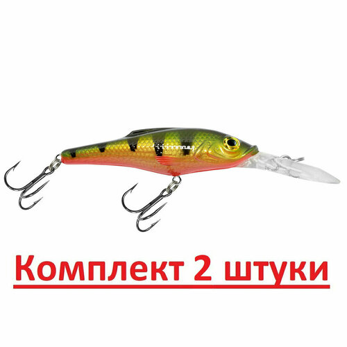 фото Воблер aqua tango dr 67mm, цвет 048 (окунь), 2 штуки