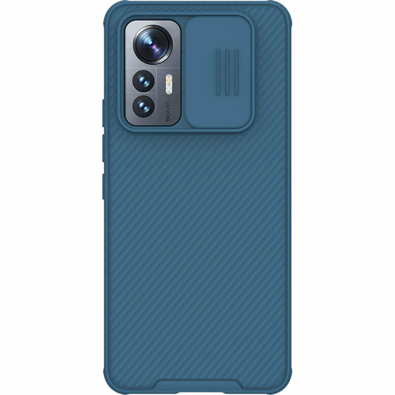 Накладка Nillkin Cam Shield Pro пластиковая для Xiaomi Mi 12 Lite Blue (синяя)