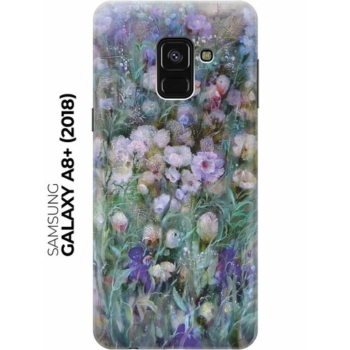 RE: PAЧехол - накладка ArtColor для Samsung Galaxy A8+ (2018) с принтом Сиреневое поле re paчехол накладка artcolor для huawei y9 2018 с принтом сиреневое поле