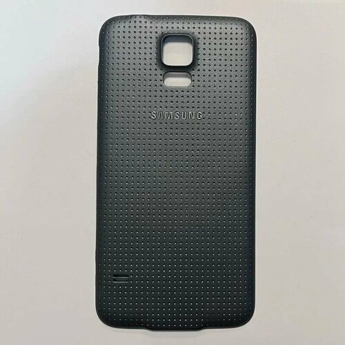 Задняя крышка для телефона Samsung SM-G900 Galaxy S5, цвет чёрный чехол флип кейс для телефона samsung sm g900 galaxy s5 кожа цвет чёрный melkco jacka type black