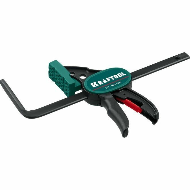 Струбцина KRAFTOOL GT-160/60 мм быстрозажимная универсальная - для надёжной фиксации на столе направляющих шин!