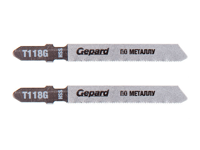 Пилка для электролобзика GEPARD по металлу T118G 2 штуки (GP0608-19)