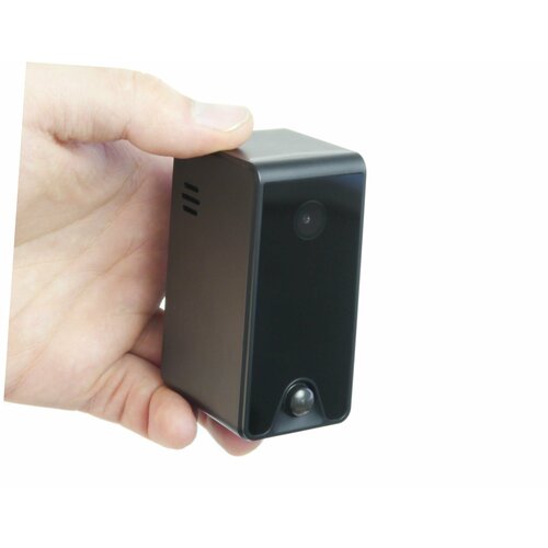 ДжиЭмСи WF92-P мини F9682EU - автономная Wi-Fi IP Full HD мини камера датчик движения аккумулятор на 3 мес облако микрофон и динамик 847200₽