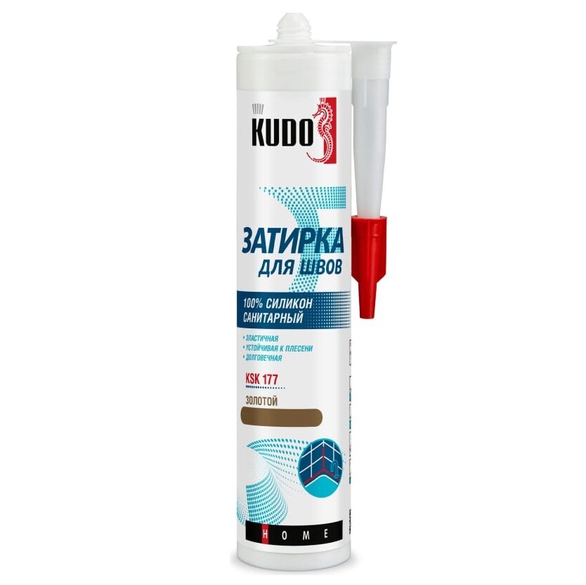 фото Герметик для швов санитарный, золотой Kudo KSK-177
