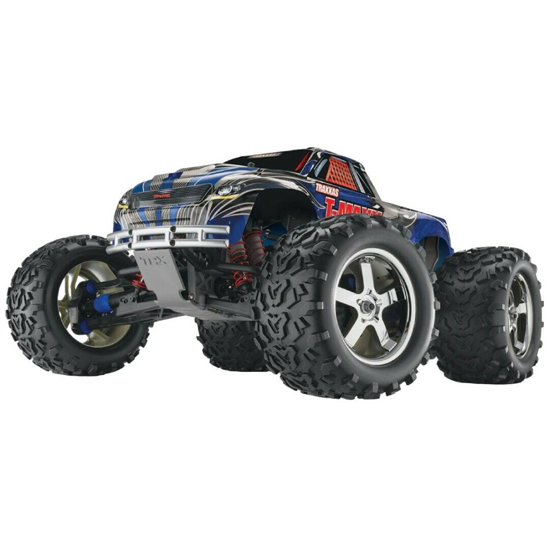 Радиоуправляемая модель монстр Traxxas T-Maxx 3.3 Nitro 4WD RTR 1к10 TQi (BT-model) (TRA49077-3-B)