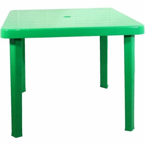 Стол Элластик-пласт пластиковый квадратный (зеленый)